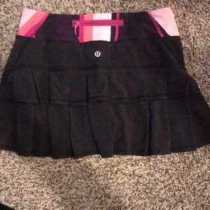 Lululemon pacesetter tennis skirt